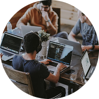 People learning online